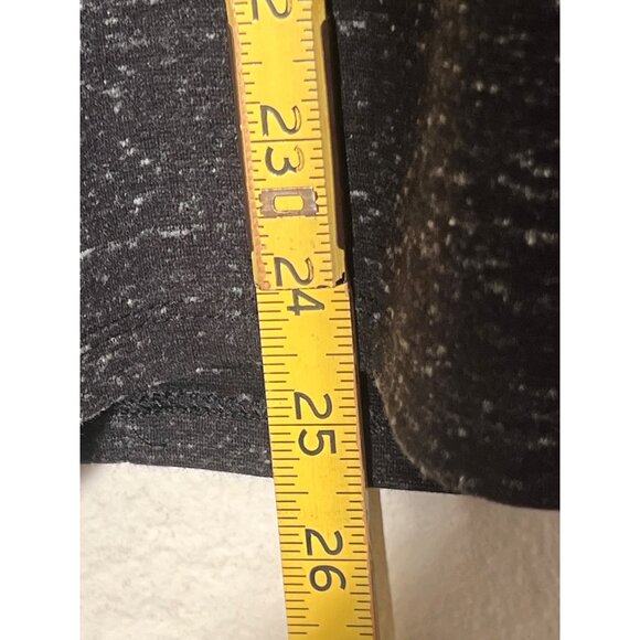 J. Jill Wearever Double-Face Jersey V-Neck Tunic Black Speckle Size M Petite - Picture 9 of 10